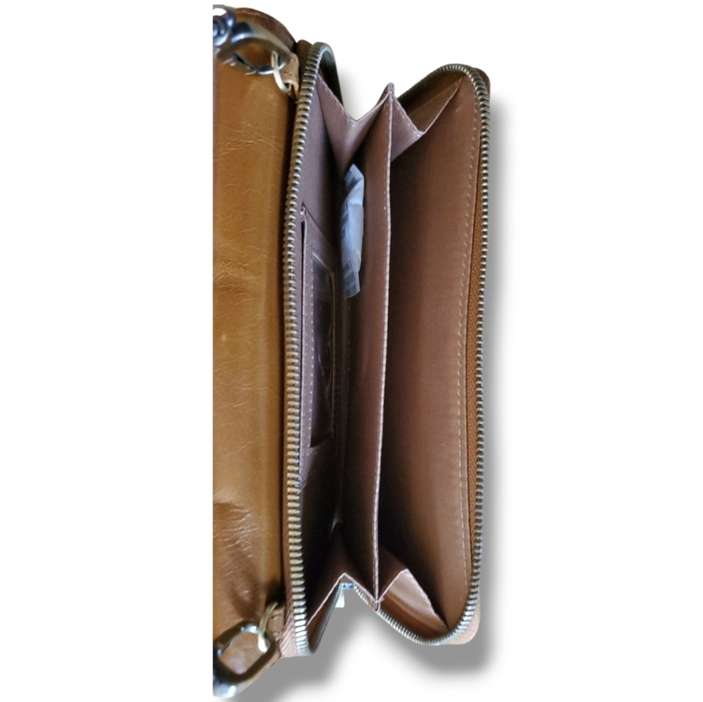 NWT Hobo Rubie Distressed Leather Crossbody Bag - Picture 6 of 11